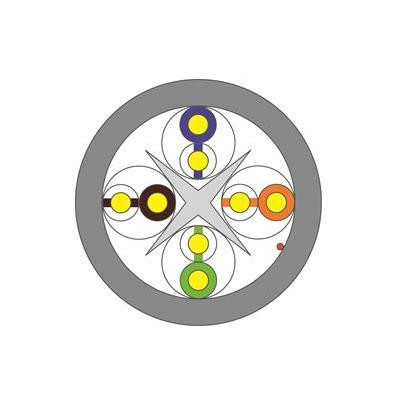 WIC-6-U-PEC-30-GY - WIREX Instalační kabel CAT6 U/UTP PVC / ECA 305m box šedý