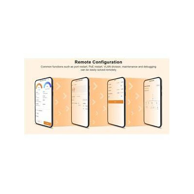 WI-PCES306G - 4GE + 2GE 802.3af/at Cloud PoE switch; 250m; 60W