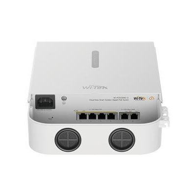 WI-PCES306G-O - Venkovní CLOUD switch 4x RJ45 GE PoE; 2x RJ45 GE Port Uplink; IP65; 60W