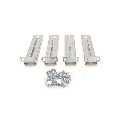 WPO-350-1C - Wirex, 19" police 1U 350mm, perforace, přední a zadní uchycení, nosnost 60kg, černá