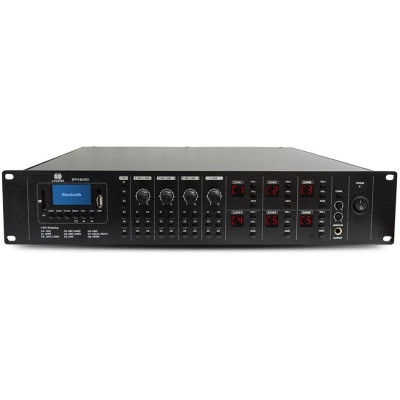 DPA6120 - Šestizónová matice 6×120W, Individuální zdroj hudby pro každou zónu