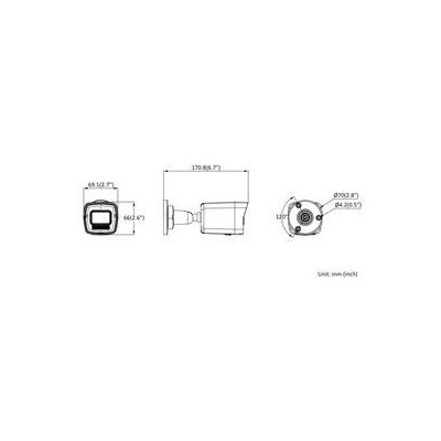 DS-2CD1023G2-LIU(2.8mm) - 2MPix IP Bullet Smart Hybrid Light kamera, IR/LED 30m, Mikrofon, IP67