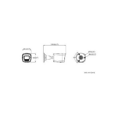 DS-2CD1043G2-LIU(2.8mm) - 4MPix IP Bullet Smart Hybrid Light kamera, IR/LED 30m, Mikrofon, IP67