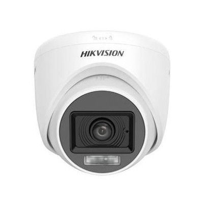 DS-2CE76K0T-LPFS(2.8mm) - 5MPix HDTVI Turret Dual Light kamera, LED 20 /IR20m, 4v1, Mikrofon