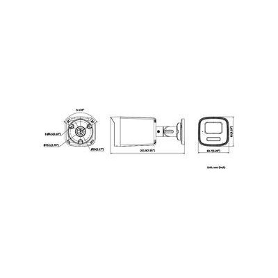 DS-2CD1T27G3-LIU(2.8mm) - 2MPix IP Bullet ColorVu 3.0 kamera, IR/LED 50m, mikrofon, IP67