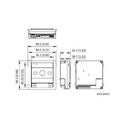 DS-KD8005-IME1 - Modul IP interkomu s 5MP kamerou, volitelná tlačítka (0/1/2)