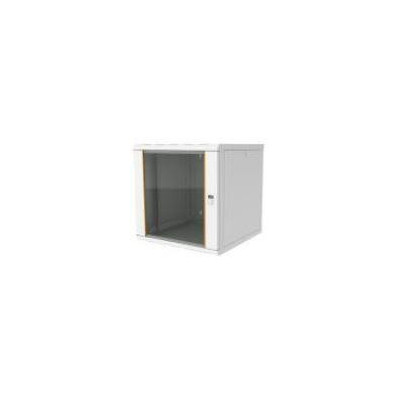 AG-AB12U6045B1-A0CC-A-D1 - Nástěnný rozvaděč AGER 19  12U 600x450mm,šedý,skleněné dveře,80kg,odním. a uzam.bočnice