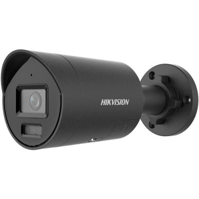DS-2CD2047G2H-LIU/SL(2.8)/eF/BLACK - 4MPix IP Bullet Hybrid ColorVu AcuSense kamera, LED/IR 40m, WDR 130dB, mikrofon, IP67, blik