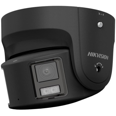 DS-2CD2387G2P-LSU/SL(4mm)(C)/BLACK - 8MPix IP Turret ColorVu AcuSense panoramatická kamera, LED 30m, WDR 130dB, Audio, Alarm, Mi