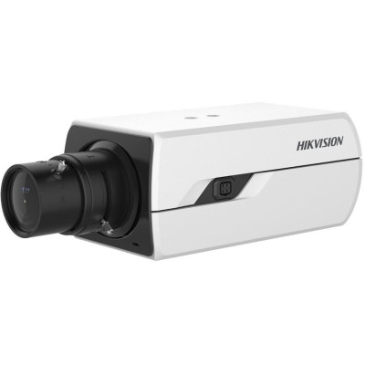 DS-2CD3843G0-AP - 4MPix IP BOX kamera, P-Iris + ABF, Audio, Alarm