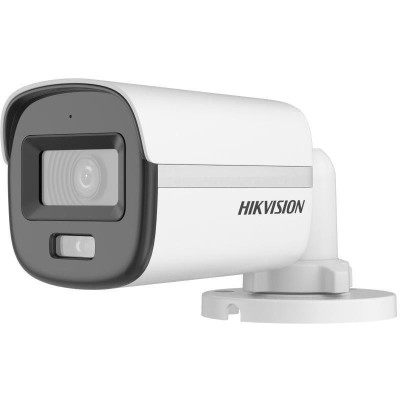 DS-2CE10DF0T-LFS(2.8mm) - 2MPix HDTVI Bullet Hybrid ColorVu kamera, LED/IR 20m, 4v1, Audio, IP67