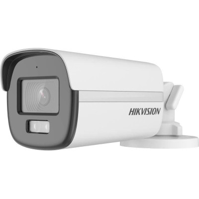 DS-2CE12KF0T-LFS(2.8mm) - 5MPix HDTVI Bullet Smart Hybrid Light kamera, LED/IR 40m, 4v1, Audio, IP67