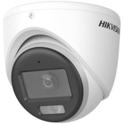 DS-2CE70D8T-ITMFS(2.8mm) - 2MPix HDTVI Turret Smart Hybrid Light kamera, IR 20m, 130dB, 4v1, Mikrofon, IP67