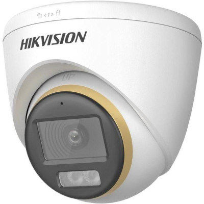 DS-2CE72DF3T-LFS(2.8mm) - 2MPix HDTVI Turret  Hybrid ColorVu kamera, LED/IR 40m, 4v1, Mic, IP67, WDR 130dB