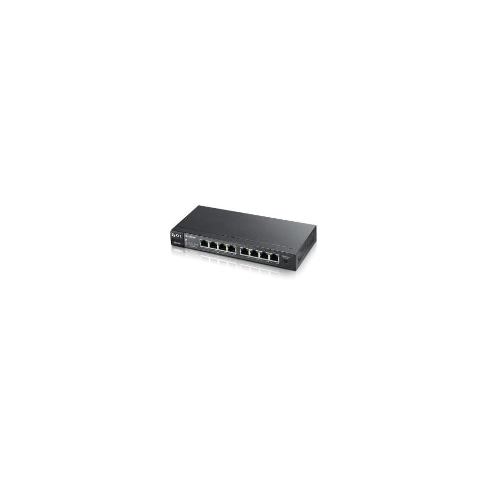 ZyXEL GS1100-8HP - PoE Switch, 4x porty PoE 802.3at, max 75W, fanless