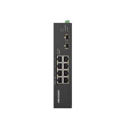 DS-3T0510HP-E/HS - Průmyslový switch, 8x Gb PoE (2x Hi-PoE) + 2x Gb SFP, 110W, Super PoE
