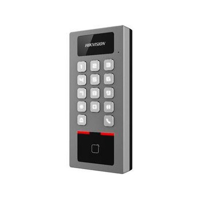 DS-K1T502DBWX - IP interkom/vstupní terminál se čtečkou Mifare karet
