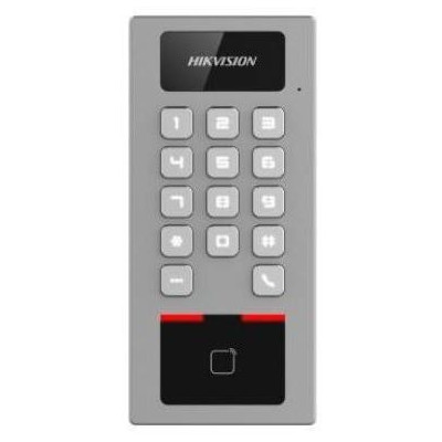 DS-K1T502DBWX-E1 - IP interkom/vstupní terminál se čtečkou Mifare karet