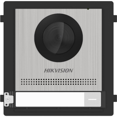 DS-KD8003-IME1(B)/S(Europe BV) - Modul IP interkomu 1-tlačítkový s kamerou, nerez