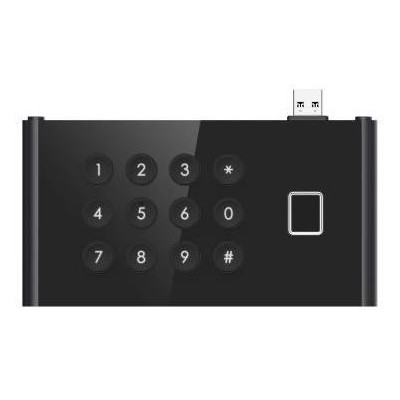 DS-KDM9403-FKP - Klávesnice se čtečkou otisků pro Interkomy řady KD9403