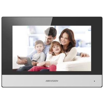 DS-KH6320-WTE1 - 7" IP bytový dotykový monitor, Wi-Fi, PoE