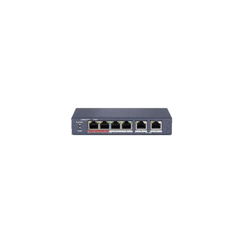DS-3E0106P-E/M - switch 4x 100TX PoE, 2x 100TX uplink, 35W, Super PoE DS-3E0106P-E/M - switch 4x 100TX PoE, 2x 100TX uplink, 35W, Super PoE