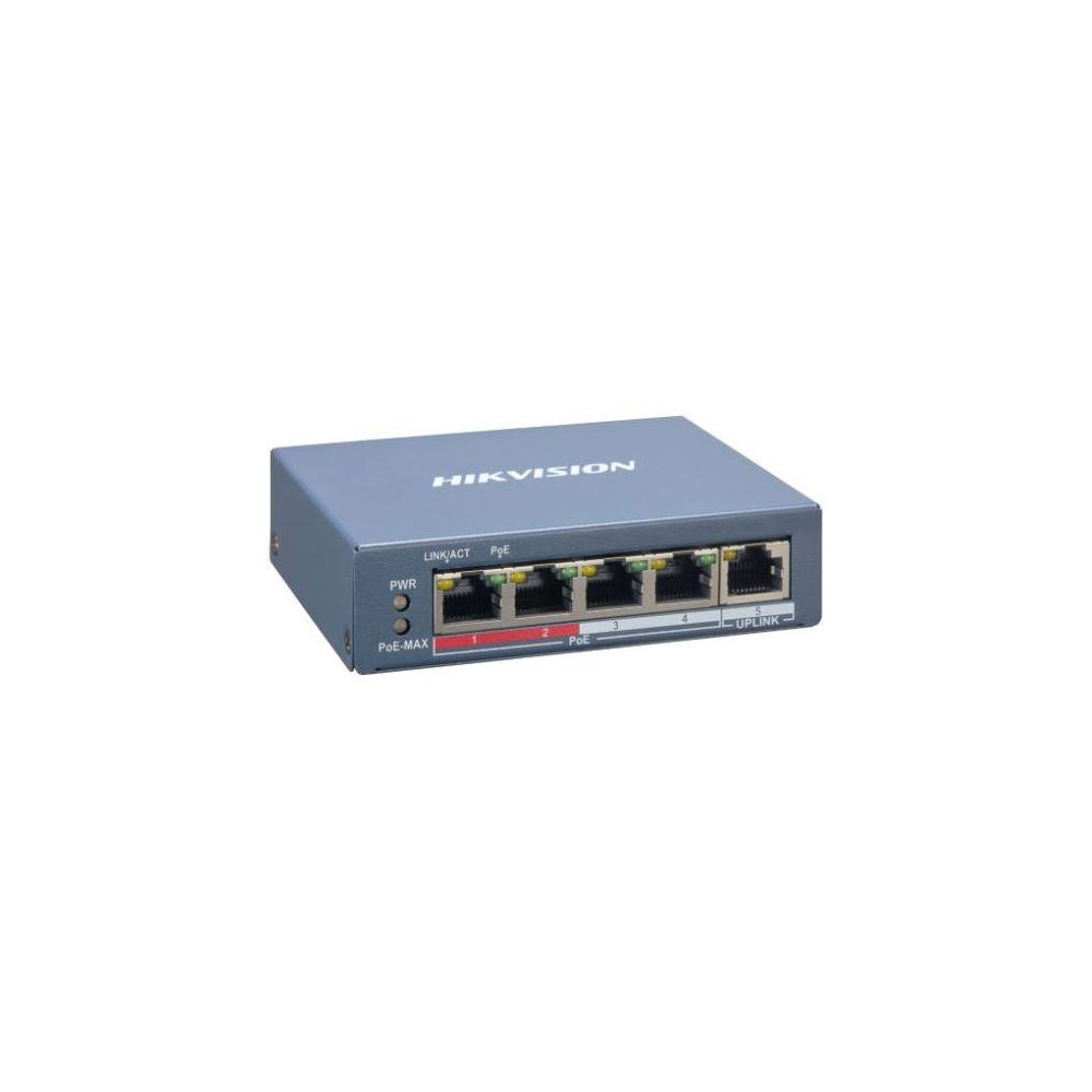 DS-3E1105P-EI New - Smart managed switch 4x 100TX PoE + 1x 100TX uplink, 60W, Super PoE DS-3E1105P-EI New - Smart managed switch 4x 100TX PoE + 1x 100TX uplink, 60W, Super PoE