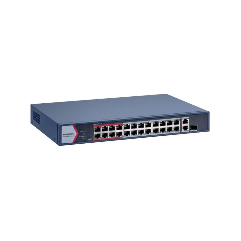 DS-3E1326P-EI/M - Smart managed switch 24x100TX PoE+2x uplink (Gb Combo port + Gb RJ45), 230W, Super PoE DS-3E1326P-EI/M - Smart managed switch 24x100TX PoE+2x uplink (Gb Combo port + Gb RJ45), 230W, Super PoE