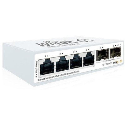 WI-CES506GF - CLOUD Smart switch - 4x 2,5Gb RJ45 + 2x 10Gb SFP+ uplink
