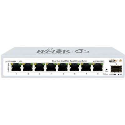 WI-CES509GF - CLOUD Smart switch - 8x 2,5Gb RJ45 + 10Gb SFP+ uplink