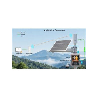 WI-PS306GF-UPS-15A V2 - Solárně napájený UPS PoE Switc; 5GE+1SFP (baterie + DC input)
