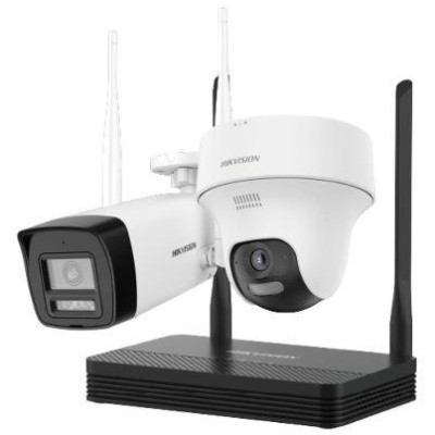 DS-J142I/NKS424W02H - Sada 2ks 4Mpix Wi-Fi kamer a Wi-Fi NVS