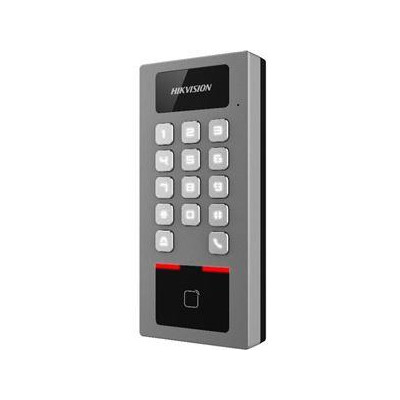 DS-K1T502DBWX - IP interkom/vstupní terminál se čtečkou Mifare karet