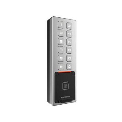 DS-K1T805MBFWX - Vstupní terminál, ověřování kartou, otiskem prstu, PIN, Bluetooth, Wi-Fi