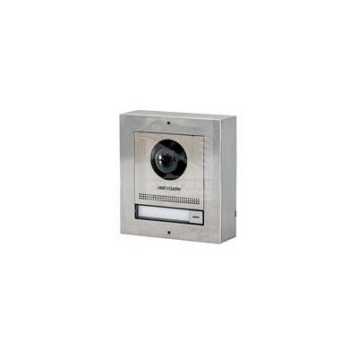 DS-KD8003Y-IME2/S - 1-tlačítkový modul 2-žilového interkomu s kamerou, nerez