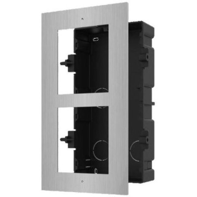 DS-KD-ACF2/S - 2-rámeček interkomu pro zápustnou montáž, nerez