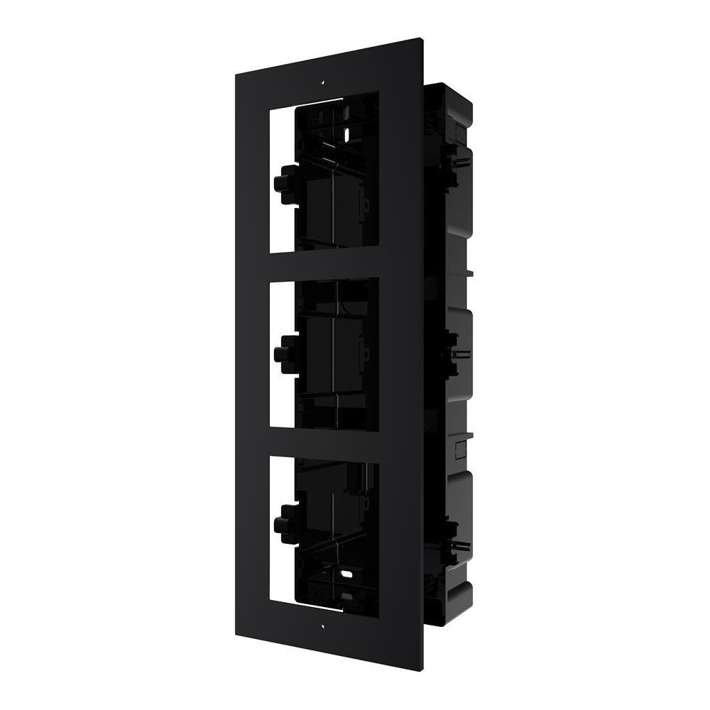 DS-KD-ACF3/Black BV - 3-rámeček interkomu pro zápustnou montáž, černý DS-KD-ACF3/Black BV - 3-rámeček interkomu pro zápustnou montáž, černý