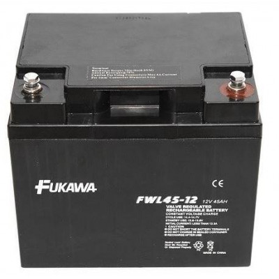 Fukawa FWL 45-12 - Akumulátor bezúdržbový 12V/45Ah, závit M5, životnost 5let
