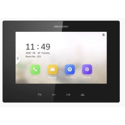 DS-KH6220-LE1 - 7" IP bytový nedotykový monitor, PoE