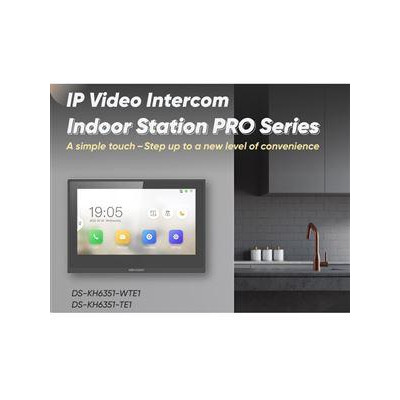 DS-KH6351-TE1 - 7" IP bytový dotykový monitor, PoE