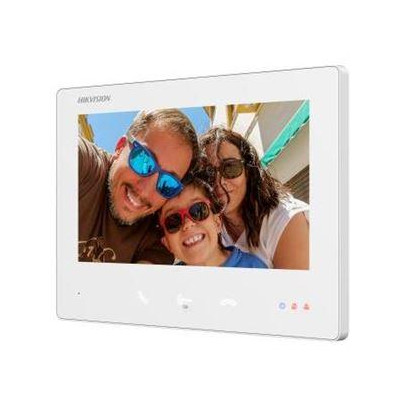 DS-KH7300EY-TE2/White - 2-žilový HD 7“ dotykový monitor, bílý