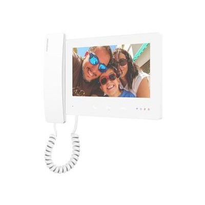 DS-KH7300EY-WTHE2/White - 2-žilový HD 7“ dotykový Wi-Fii monitor se sluchátkem, bílý