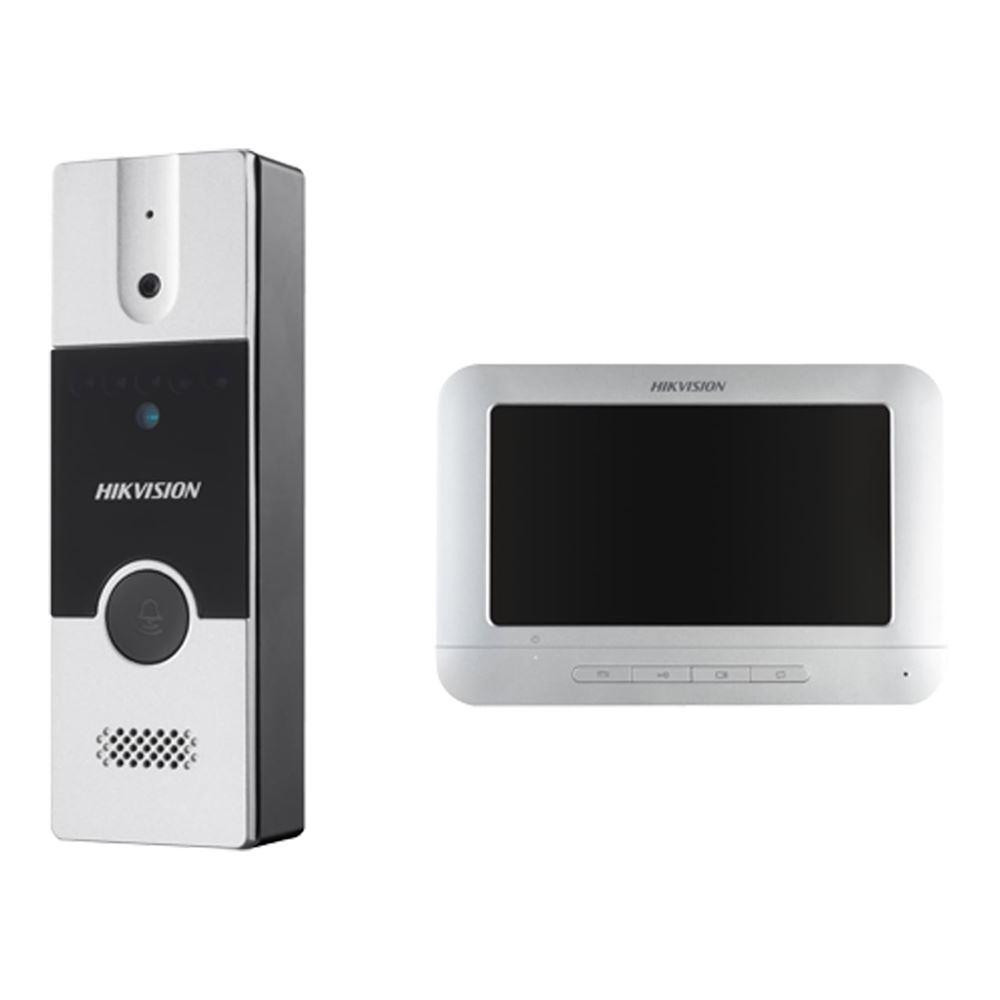 DS-KIS202T - Kit videotelefonu, analog. 4-drát, bytový monitor + dveřní stanice DS-KIS202T - Kit videotelefonu, analog. 4-drát, bytový monitor + dveřní stanice