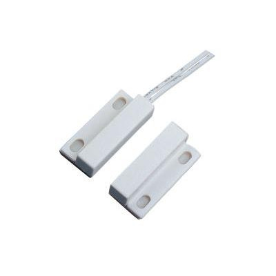 BS-2012WH - Samolepící povrchový magnetický kontakt 28 x 13 x 6,5mm, kabel, bílý