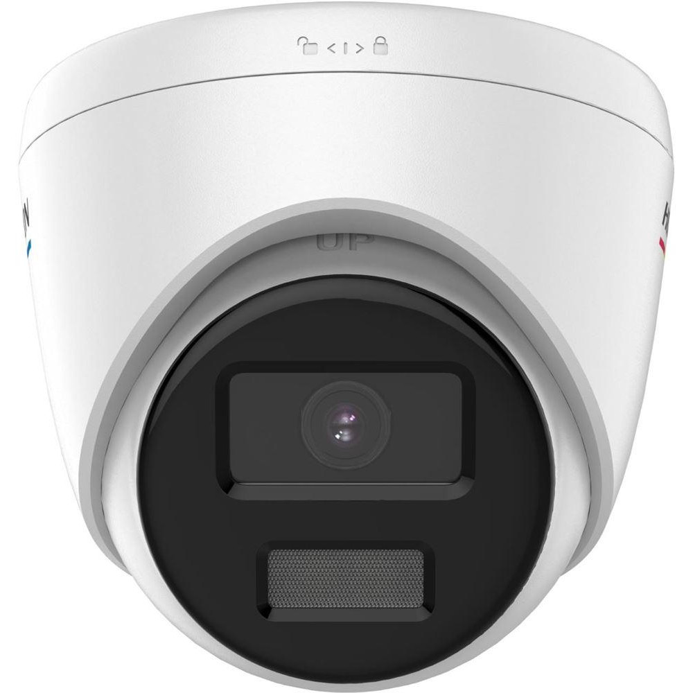 DS-2CD1347G0-L(4mm)(C)(O-STD) - 4MPix IP Turret Dome ColorVu kamera, LED 30m, WDR 120dB, IP67