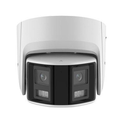 DS-2CD2347G2P-LSU/SL(2.8mm)(C) - 4MPix IP Turret ColorVu AcuSense panoramatická kamera, LED 30m, WDR 130dB, Audio, Alarm, Mikrof