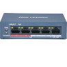 &nbsp;Hardwarové funkce		Network Ports: 5			PoE porty: 4x 10/100Mbps RJ45 ports			Uplink Port: 1x 100M Ethernet Port RJ45			Network Protocol: IEEE802.3, 802.3u, 802.3x, 802.3af, 802.3at			Switching Capacity: 1Gbps			Max. Forwarding Rate: 0.74Mpps			High Priority Ports: Port 1			Forwarding Mode: Store-and-forward			MAC Address Table: 1k			Flow Control: IEEE802.3x full duplex			PoE Standard: IEEE802.3af, IEEE802.3at			PoE Power: max. 35W	Ostatní parametry		Napájení: 48 VDC, 0,85A; napájecí zdroj v balení			Spotřeba energie: max 38W			Přepěťová ochrana: 6KV			Pracovní teplota: -10°C -&nbsp;55°C			Pracovní vlhkost: 5% - 95% , non-condensing			Hmotnost: 0.2kg			Rozměry: 105&nbsp;x 27,6&nbsp;x 83,1mm