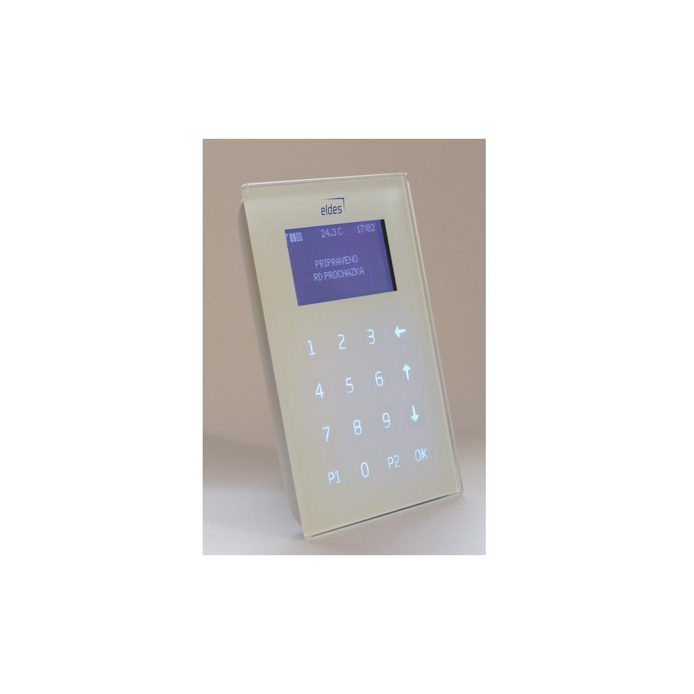 EKB2, bílá - LCD klávesnice bílá pro ústředny ESIM364/384