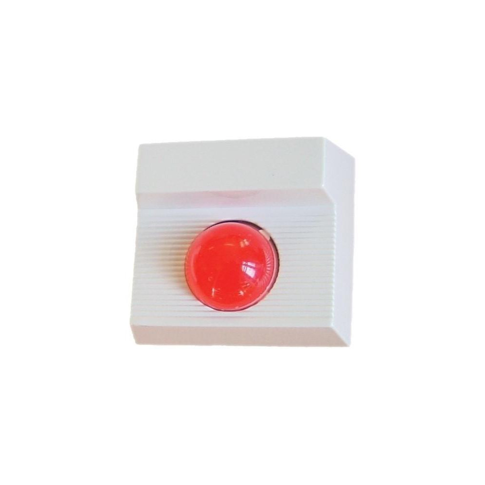 JUMBO LED BZ, červená - LED blikač s bzučákem, červená