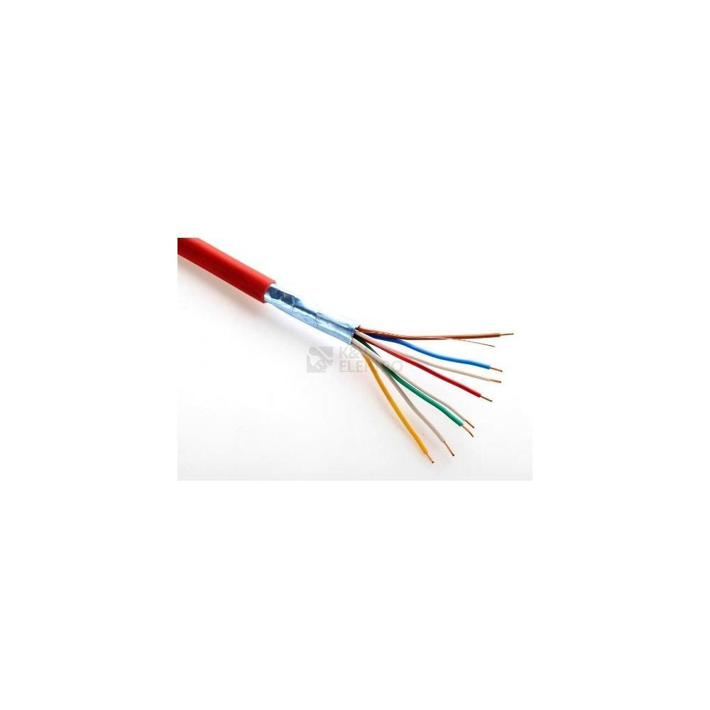 J-Y(St)Y, 4 x 2 x 0,8 mm - 4 x 2 x 0,8 mm kabel sdělovací pro hlásicí linky, samozhášivý